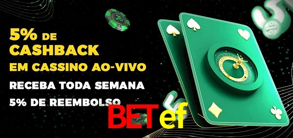 Promoções do cassino ao Vivo betef